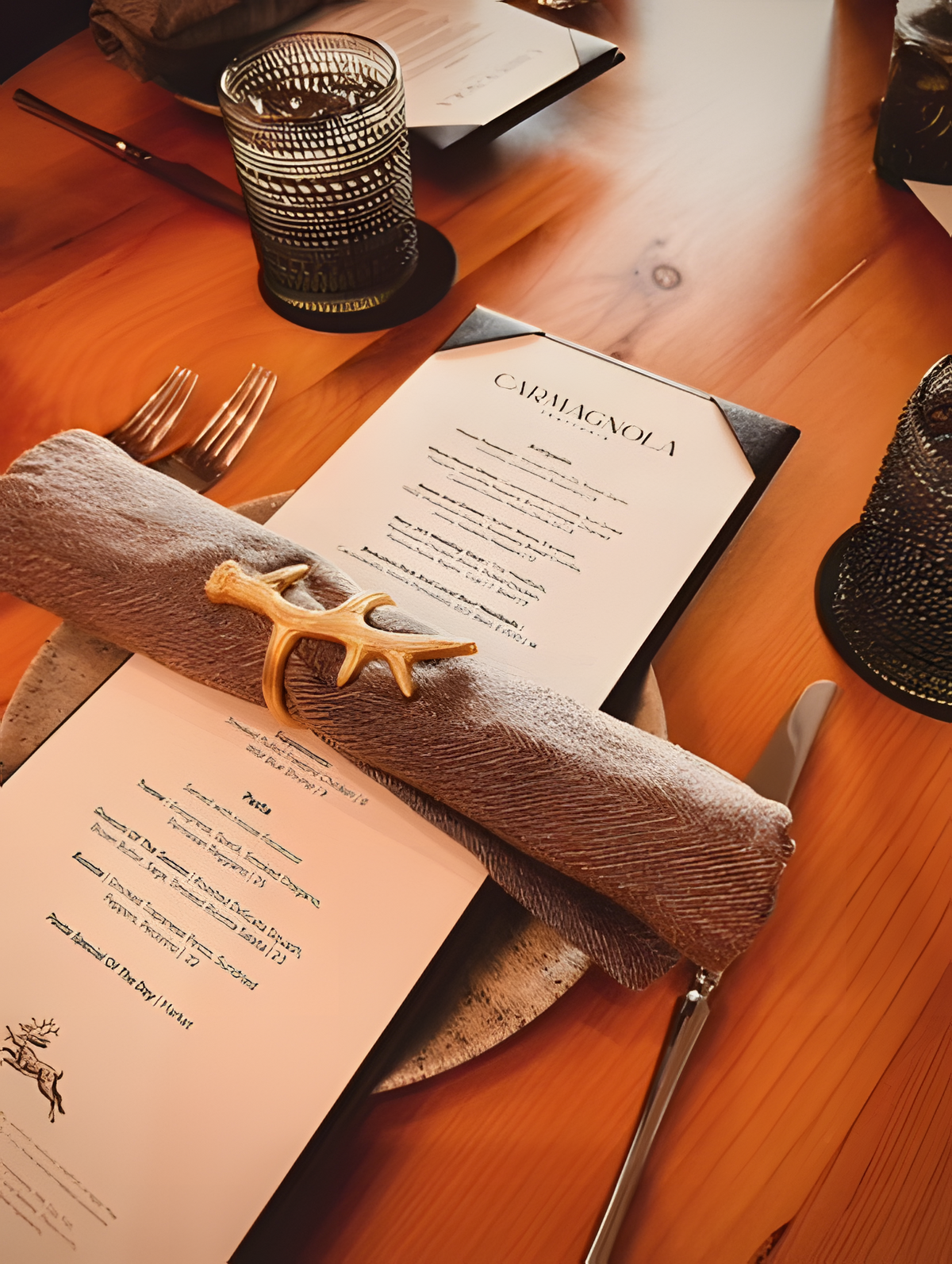 Carmagnola Menu Spread